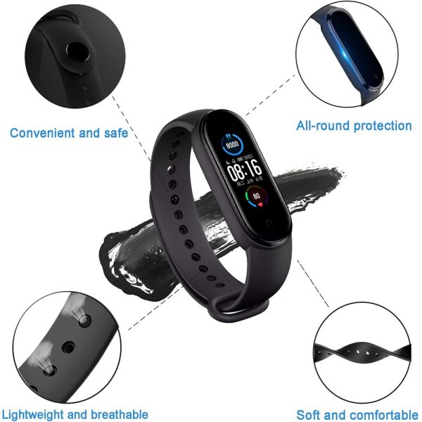 M5 Band Sport Wristband Blood Pressure Monitor Heart Rate For Android And Ios With Fitpro App | Best Quality Band