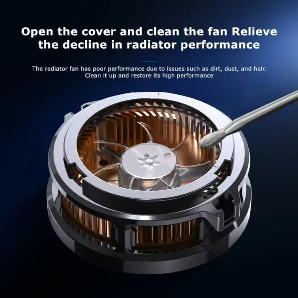 Memo Cx07 Mobile Phone Magnetic – Cooling Fan Radiator Cool Heat Absorber For Ios Iphone Android ( Random Color )